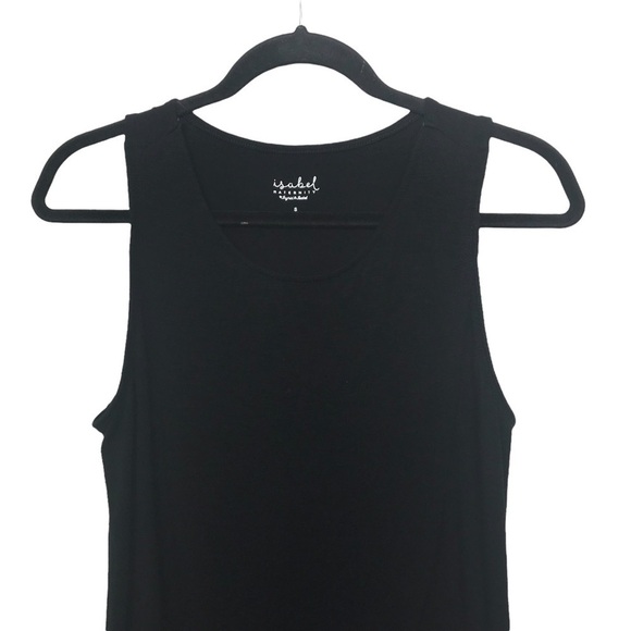 Isabel Maternity by Ingrid & Isabel Black Sleeveless Tank Top Small - Picture 3 of 9